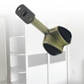 Miniatyrbilde 4 av 5: 2 stk. Legering Takmontert Brakett Hjørne Garderobestang Klesstang Spakholder 1