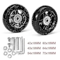 Miniatyrbilde 2 av 4: Stille Trolleykoffert Koffert Universal Hjul Gummi Løper Koffert Lager Reparasjonssett -45mm*18mm-bebetter 87mm*24mm