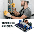 Miniatyrbild 4 av 5: Justerbar Spänningsregulatormodul med LCD-Display, Mångsidig Steg-Upp/Ner Spänningskontroll Perfekt för DIY Elektronik