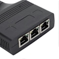 Pikkukuva 3 / 5: 1–3 Ethernet-jakaja, nopea 1000 Mbps RJ45 -verkkosovitinjakaja Cat8-, Cat7-, Cat6-, Cat5- ja Cat5e-kaapeleille