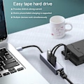 Pikkukuva 4 / 5: Telakointiasema Nopea tiedonsiirto Moniporttinen Ajuriton Tiedonsiirto USB - RJ45 Muunnin Ethernet Lan-sovitin Tietokonetarvikkeet