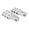 Miniatyrbilde 2 av 5: 2 stk. Bil Auto Lydmodifikasjon Batteriterminal Koblinger Klemmer for 4/0 AWG