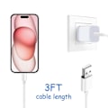 Miniatyrbilde 4 av 5: Car Carplay-kabel USB A til USB C for Carplay USB C-ledning Billaderkabel Ledningserstatning 3FT
