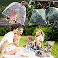 Miniatyrbillede 2 af 5: Mesh Madnet Frugt Cover Net 6-Styk Stor og Robust Foldbar Mesh Kagenet
