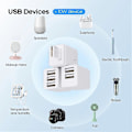 Miniatyrbilde 3 av 5: Tuya WiFi USB Adapter Bryter 1 Gang 5V Mini USB Strømadapter Smart Life Kontroll Via Alexa Yandex