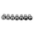 Miniatyrbillede 2 af 5: 7 stk. 1-7 mm ER11 fjederpatron kompatibel med CNC-arbejdsholdende graveringsfræserdrejeværktøj