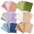 Miniatyrbilde 1 av 5: 90 ark scrapbook-papir og dekorativt nettingstoff assortert sett - 6 pakker blandet spesialpapir for scrapbooking, B