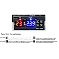 Miniatyrbillede 5 af 5: Digital Termostat Temperaturregulator STC-3008 Termometer Sensor Hygrometer 12V 24V 220V