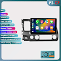 Miniatyrbillede 5 af 5: Til 2005-2012 10 tommer 2din Android 12 Bilradio Multimedieafspiller Navigation GPS Audio Stereo 4G Carplay