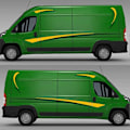Miniatyrbillede 4 af 5: Rv Camper Universal Body Sticker Diy Striber Billede Mærkat Dekoration Til Campingvogn Trailer Yellow