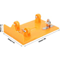Miniatyrbillede 2 af 5: Glasflaskeskærer, flaskeskærer til flasker, justerbart flaskeskærer DIY-værktøj (gul) Yellow