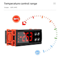 Miniatyrbillede 4 af 5: Digital Termostat Hygrometer Temperatur Fugtighedsregulator DC12-24V Regulator Varme Køling Kontrol ECS-961NEO