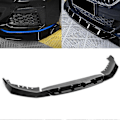 Miniatyrbild 4 av 5: 3st Främre Stötfångare Läpp Splitter Spoiler V Stil Glansig Svart Ersättning för 5-serie G30 2020+