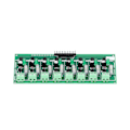 Miniatyrbild 2 av 5: Optokopplarisoleringskort 8 Kanal PLC Spänningsdetekteringsmodul 220V AC för DIY