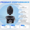 Miniatyrbild 4 av 5: 4-Axis D400B-M2 5K Joystick Potentiometer Rocker Hall Joystick Dimensionell Resistans 5k Förseglad med Knappbrytare