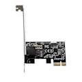 Miniatyrbillede 1 af 5: PCIE til RJ45 Netværkskort 10/100/1000Mbps RJ45 PCI Express Konverter LAN Ethernet Gigabit Adapter PCIe til Stationær PC