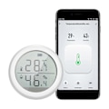 Miniatyrbillede 2 af 5: WiFi Smart Zigbee Temperatur- og Fugtighedssensor LCD-skærm Historik Smart Home Sikkerhed Fjernbetjening