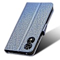 Miniatyrbild 5 av 5: Fodral för TCL 505 T509K T5094 Diamanttextur PU Läder Kortplatser Ställ Telefonskydd Blue