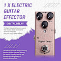 Miniatyrbillede 5 af 5: Mini Elektrisk Guitar Effekt Pedal Elektrisk Guitar Pedal Digital Delay til Elektrisk Guitar