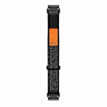 Miniatyrbillede 4 af 5: Til Coros Vertix 2 / Garmin Fenix 7X / 6X / 5X 26mm Trail Loop Nylonbånd Blød Urrem - R Black  Black Black
