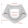 Miniatyrbillede 5 af 5: RV Markise Bundbeslag Fod 3825.RV08292029 Aluminium Billet Markise Hardware Udskiftning Til Dometic Sunchaser II RV