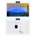 Miniatyrbild 5 av 5: Justerbart akvariemonteringsfäste LED Universellt akvarielampstativ Lampstativ Hängande kit Akvarietillbehör