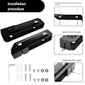 Miniatyrbilde 4 av 5: Universell Veggfeste for Laptop Metall Justerbar Laptop Nettbrett Vegghylle for Laptop/Tastatur