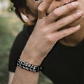 Miniatyrbillede 4 af 5: Stærkt magnetarmbånd til mænd, ideelt til smertelindring