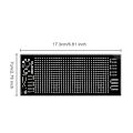 Miniatyrbillede 5 af 5: LED Bilskilt Fuld Farve Display USB Drevet IP65 Vandtæt Let at Installere Ultratynd Blød Fleksibel Skærm Bilindretning