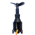 Pikkukuva 1 / 4: 2822 Harjaton RC-venemoottori 2-4s 16800rpm Vedenalainen potkurimoottori 3-lapainen potkurisarja DIY ROV-robottimalliveneeseen Sukellusvene Mimenor