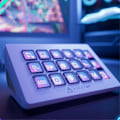 Miniatyrbilde 2 av 5: Akp153 Skrivebordskontroller Konsollpanel Programmering Hurtigtast 15-Tasters Tastatur Kablet PC Tilbehør for Windows-B