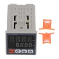 BERM PID Temperaturregulator Digital Intelligent 2 Utgångar Termostat 48x48mm 100ACV?240ACV