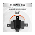 Miniatyrbilde 2 av 5: 1/2 Breaker Bar 18-tommers Lengde Roterende Fleksihode -V Stål Breaker Bar 1/2 Tommers Drive
