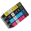 Miniatyrbillede 5 af 5: 4 Farve Printer Blækpatron T0691 T0692 T0693 T0694 Blækpatron BK C M Y til Stylus CX5000 Printer