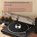 Miniatyrbilde 2 av 5: Platespiller Stabilisator Vektklemme i Aluminium Legering LP Vinyl Disk Platespiller Tilbehør Svart