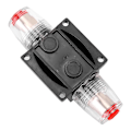 Miniatyrbillede 3 af 3: Bil Lastbil Audio Forstærker Reset Strømafbryder Sikringsholder Biltilbehør DC 12-24V40A