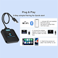 Miniatyrbilde 3 av 5: CarPlay Trådløs Adapter, Plug & Play Lav Latens Trådløs CarPlay, Automatisk Tilkoblet for Bilmodeller Fra 2016