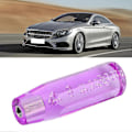 Miniatyrbillede 2 af 4: 15 cm/5,9 tommer krystal gearknop gearstang universal til manuelle transmissionskøretøjer lilla