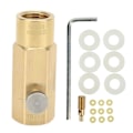 Miniatyrbild 1 av 5: CO2 Cylinder Påfyllningsadapter Mässing Låg Temperatur Tillgänglig Fyllningstankadapter för Sodavattenflaska