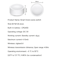 Miniatyrbild 2 av 5: Tuya ZigBee Vred Brytare Trådlös Scenknapp Roterbar Dimmer Smart Hemautomation Länkage Fjärrkontroll