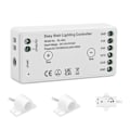 Miniatyrbillede 1 af 5: WiFi Tuya APP DC 12V 24V 8A Nem LED Trappebelysningscontroller PIR Infrarød Menneskelig Bevægelse Dagslyssensor Kontakt