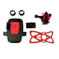 Miniatyrbilde 4 av 5: 1 stk Mobilholder for sykkel, moped og 360 graders motorsykkelblå