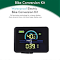 Miniatyrbild 2 av 5: P5C Elcykel LCD Display Mätare 24V-60V+36V/48V 350W Sinusvåg Kontroller UART Ebike Färg LCD Display Mätare 5PIN