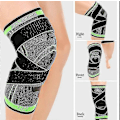 Miniatyrbild 4 av 4: Sport Knästöd - Kompressionsbandage Ortopediskt Knäskydd Nytt 2024 Hög Kvalitet XXXL