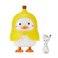 Miniatyrbilde 1 av 5: Tegneserie And Nattlampe Dimbar Myk Belysning Flimmerfri Oppladbar Berøringskontroll LED Bordlampe Silikon Stressreduserende Leke