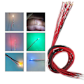 Miniatyrbilde 1 av 5: Sett med 120 ferdigkablede #0805 SMD LED-lys Mikrosett Ferdigloddede LED-lamper