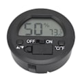 Miniatyrbillede 3 af 5: Temperatur Fugtighedsmåler Bærbar Rund Indbygget Elektronisk Digital Display Temperatur Fugtighedsmåler