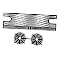 Pikkukuva 1 / 5: CNC Metallinen Etusäleikkösarja 1:10 Mittakaava Trx4 Bronco Ajoneuvotarvike Hopea black