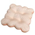 Miniatyrbilde 1 av 4: Firkantet Is Silke Pute Cookie Tatami Ryggpute Booster Sete Pad Pute For Bil Kontor Hjem Fiske Rosa Kanin