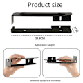 Miniatyrbilde 3 av 5: Universell Veggfeste for Laptop Metall Justerbar Laptop Nettbrett Vegghylle for Laptop/Tastatur